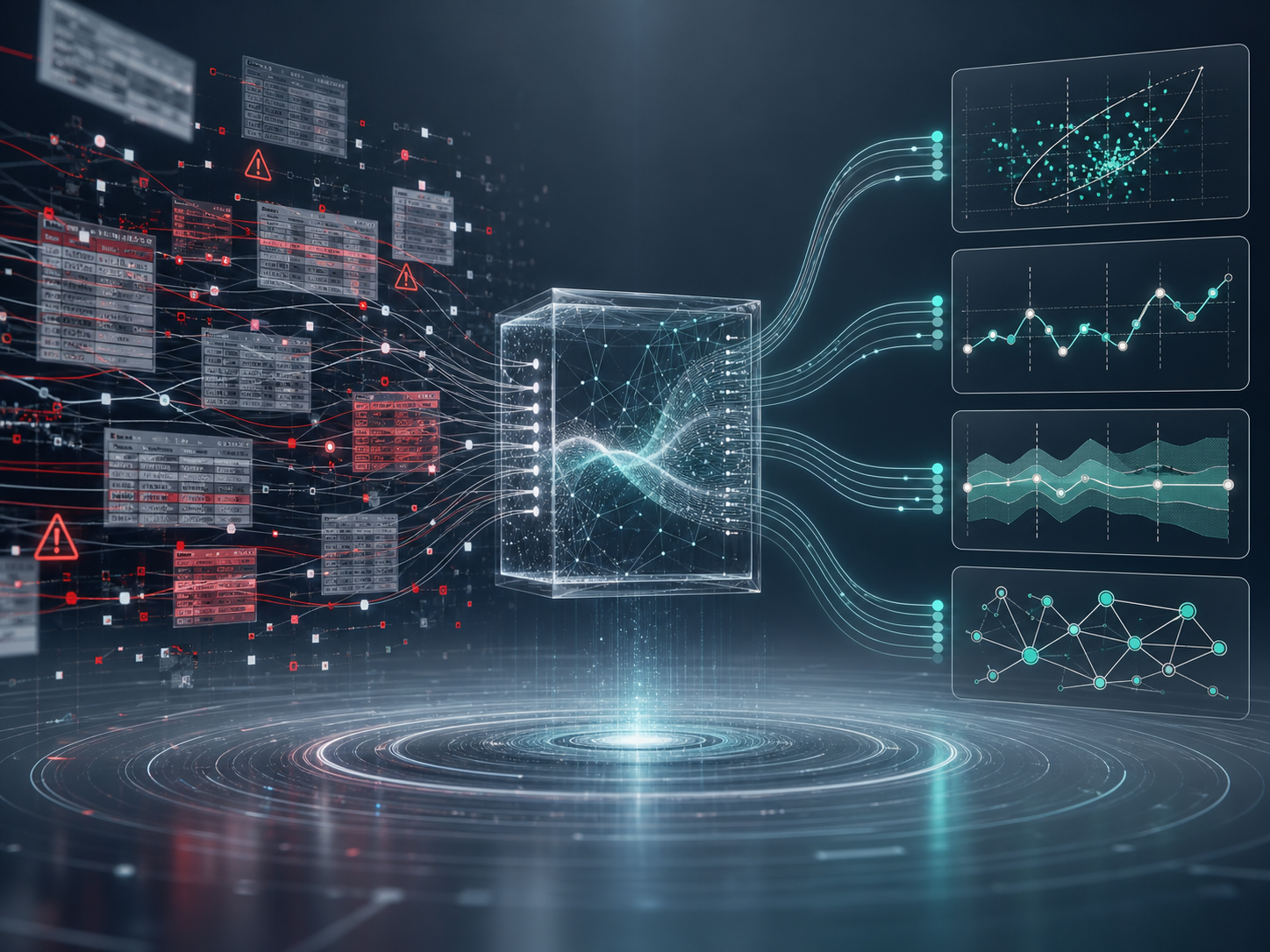 AI-generated data quality research visual